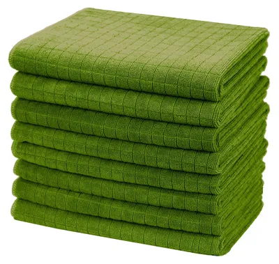 Produktbild von Mikrofaser Küchentücher Set von 8 - Superabsorbierend und fusselfrei