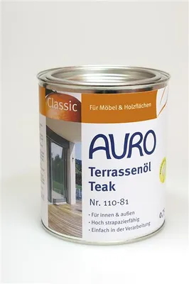 Produktbild von AURO Terrassenöl Nr. 110 0,75l Teak