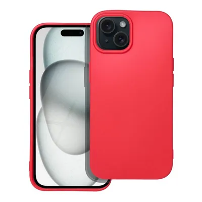 Obrázek produktu pro Měkké silikonové pouzdro kryt nárazník silikonové pouzdro nárazuvzdorné mobilní telefon kryt kompatibilní s iPhone 15 Pro Red