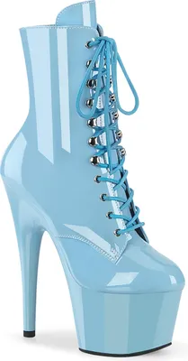 Produktbild von ADORE-1020 Damen Booties von Pleaser, Hellblau , EU 39, US 9