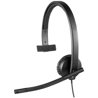 Obrázok produktu pre Logitech H570E, Kábel, Kancelária / call centrum, 31,5 - 20000 Hz, 85 g, Slúchadlá s mikrofónom, Čierna