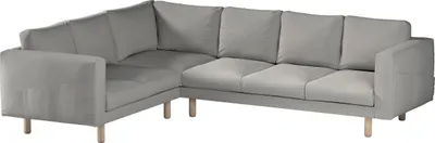 Produktbild von Dekoria Bezug für Norsborg 5-Sitzer Ecksofa, grau-beige, Norsborg 5-Sitzer Ecksofabezug