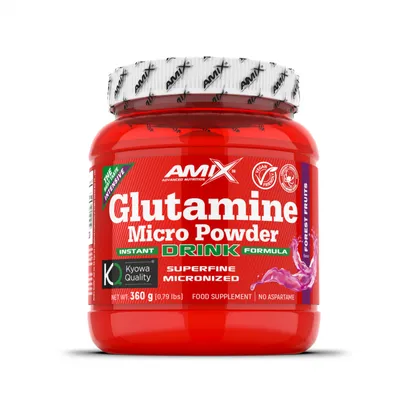 Immagine prodotto di Bevanda in polvere di glutammina, gusto frutti di bosco