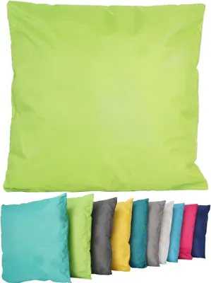 Produktbild von Outdoor Lounge Kissen 45x45 Dekokissen Wasserfest Sitzkissen Garten Lotus Effekt Grün