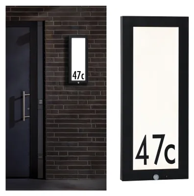 Image de Paulmann Panneau Extérieur 20x60 cm IP44 10W 230V Anthracite gris