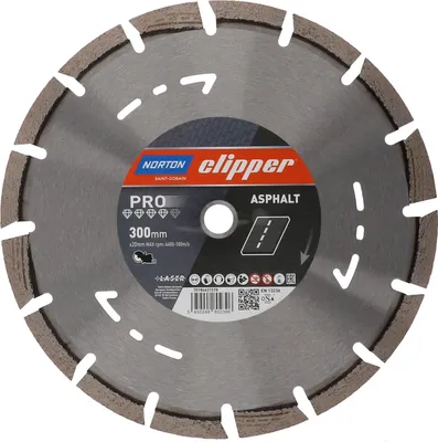 Image de Norton Clipper disque à tronçonner diamanté (Ø 300 mm alésage 20 mm / pour tronçonneuse) - 70184631578