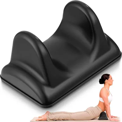 Produktbild von Massagegerät zur Muskelentspannung – Schwarz – Dehnungsgerät für Rücken und Hüftbeuger – Tiefenmassager zur Schmerzlinderung – von Cozlow