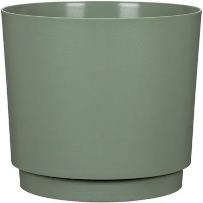 Image de Pot de fleurs rond DEROMA, 13 L, Ø 29 cm, Vert
