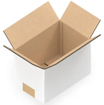 Produktbild von KK Verpackungen 50 Stück Versandkartons 585 x 385 x 400 mm Kartons 2-wellig, Faltkartons in Weiß