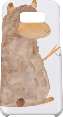 Produktbild von Mr. & Mrs. Panda Samsung Galaxy S8 plus Handyhülle  Alpaka Fahne - Weiß - Geschenk, Lama, Handy, Cover, Lamas, Handycover, Liebe, Alpakas, Case, Hülle