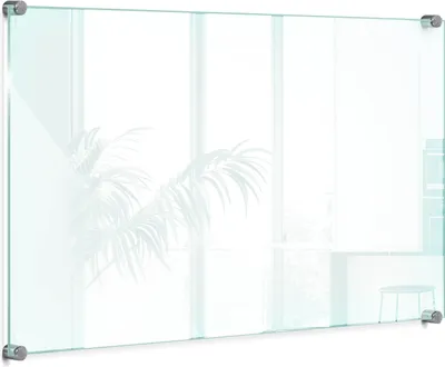 Produktbild von Transparente Glasplatte Küche – Klarglas – Dekorative – 6mm ESG Sicherheitsglas – Glas Spritzschutz – 60x40 cm
