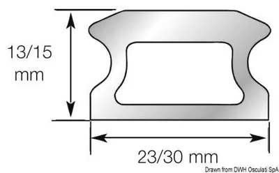 Immagine prodotto di Pista di foratura 1 1526 mm Osculati 68.741.01