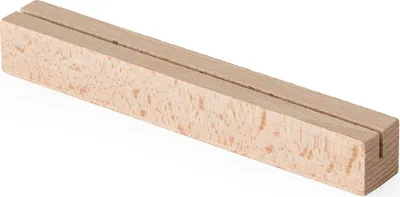Produktbild von Metrie | Kartin-15AA2 Holz-Kartenhalter, 1 Nut, Reinbuche | 15 cm