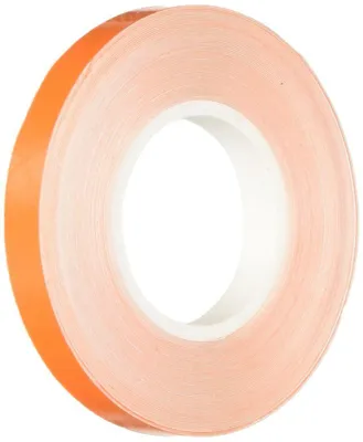 Produktbild von Reflektierende Felgenaufkleber, Neonorange, 7 mm x 7 m, für Motorräder