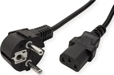 Zdjęcie produktu dla Wartość VALUE Kabel zasilający, prosty wtyk IEC 1,8 m