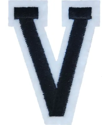Produktbild von Buchstaben Initialen Alphabet ABC Bügelbild Patch Miniblings 4,5 Buchstabe neu V