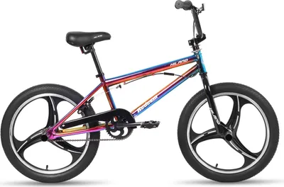Produktbild von Hiland 20 Zoll 3 Multiple Speichen Kinder BMX Fahrrad für Jungen Mädchen ab 7 8 9 10 Jahre alt, 360 Grad Rotor Freestyle, 4 Pegs Single Speed Kinder