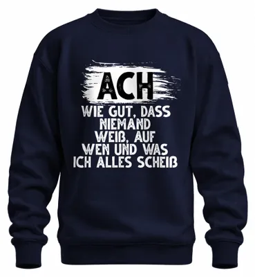 Zdjęcie produktu dla Jak dobrze, że nikt nie zna sarkazmu sarkastyczny humor żart bluza uni , granatowy, M