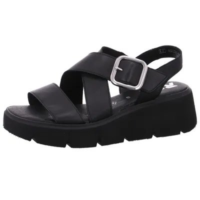 Produktbild von Rieker Damen Klassische Sandalen W1550-00 Farbe: Schwarz Größe: 41