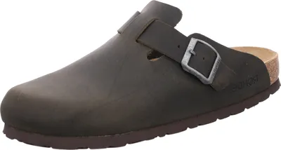 Produktbild von Rohde Herren Clog Pantolette Leder Schnalle bequem Grado 6698, Größe:41 EU, Farbe:Mehrfarbig
