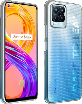 Immagine prodotto di Avizar, custodia in silicone trasparente per Realme 8 Pro / Realme 8