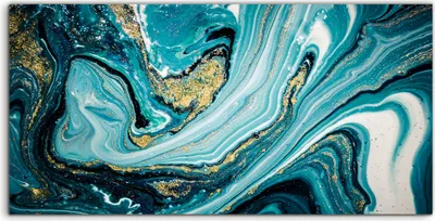 Produktbild von Coloray Acrylbild 120x60  Wandbild Acrylbilder Kunst modernes Nachbildung Malerei abstrakte