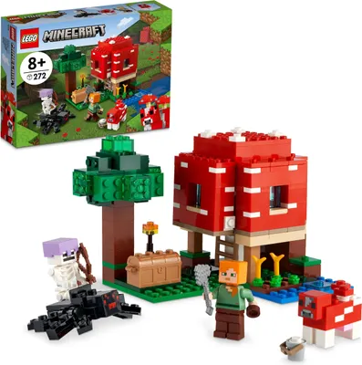 Productafbeelding van LEGO 21179 LEGO Minecraft 21179 Das Pilzhaus