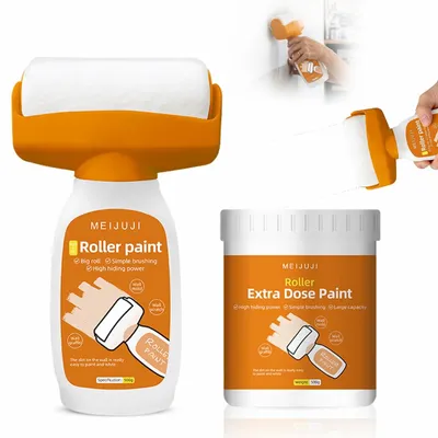 Produktbild von 2-in-1 Wandreparaturset mit Rolle
