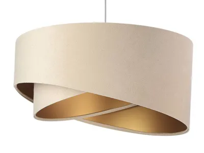 Produktbild von Hängeleuchte Galaxy beige, gold 1 x E27 Ø 50cm H:105cm dimmbar