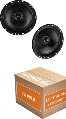 Produktbild von Lautsprecher Boxen Einbaupaket Heck 16cm JBL STAGE1 61F passend für VW Polo 4 | 2x Tief-Mitteltöner mit integriertem Hochtöner 200W MAX