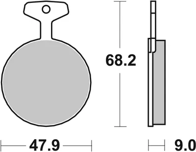 Produktbild von sbs Bremsbeläge Satz Vorne 504HF