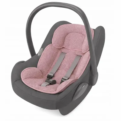 Produktbild von Sitzverkleinerer - Bouclé -Einlage Baby Kind Auto Kindersitz Babyschale Einsatz - Puderrosa