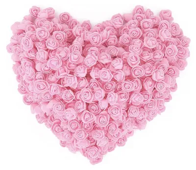 100 Kunstrosen, künstliche Rosenköpfe, rosa, für Deko