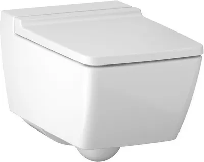 Produktbild von Geberit Xeno² Wand-WC Set spülrandlos mit SoftClose TakeOff WC-Sitz, weiß
