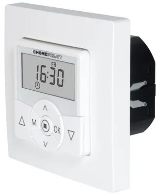 Produktbild von HOMEPILOT Rolladen Zeitschaltuhr, einfache Rollladensteuerung, Digital-Timer, 230 V, weiß