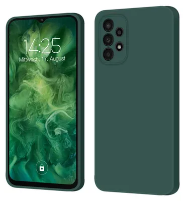 Produktbild von Hülle für Samsung Galaxy A23 5G Case Cover Bumper Smartphone Softgrip Schutzhülle Farbe: Grün