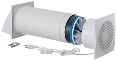 Dezentrale Lüftung mit Wärmerückgewinnung Ø 150 mm