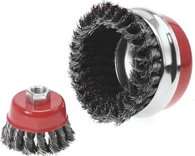 Image de Brosse métallique renforcée VERTO 100 mm x M14