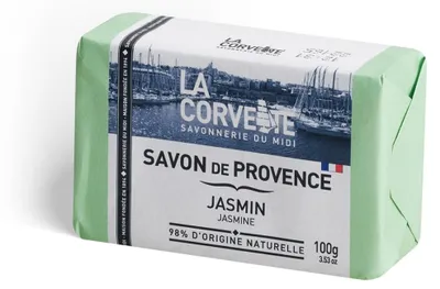 MYDŁO PROWANSALSKIE W KOSTCE JAŚMIN 100 g - LA CORVETTE