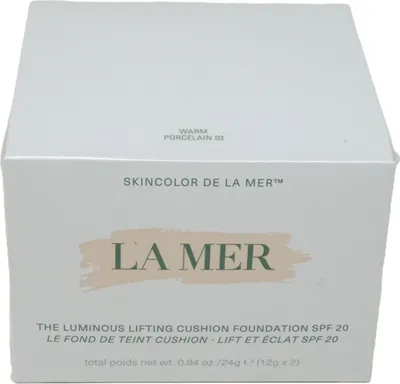 Obrázek produktu pro La Mer The Luminous Lifting Cushion Foundation SPF20 #03 Warm Porcelain 2x12g 24 g