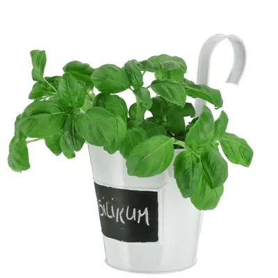 Obrázek produktu pro Bílý závěsný květináč - sada 3 kusů - květináč pro označení