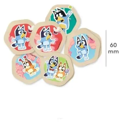 Image de Jeu de mémoire éducatif en bois, jouet pour enfants, set, jeux, Bluey