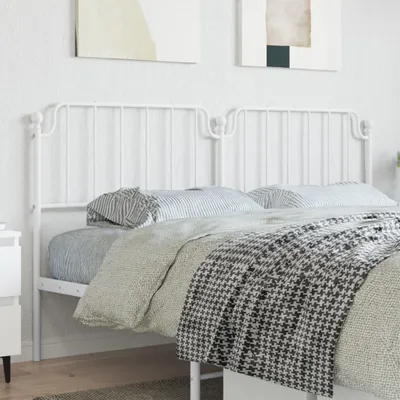 Produktbild von Design Möbel Kopfteil Metall Weiß 180 cm - 2024 Neu