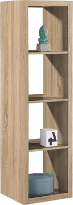 Produktbild von Raumteiler - Eichedekor Sonoma - 41 x 147 cm - 4 Fächer