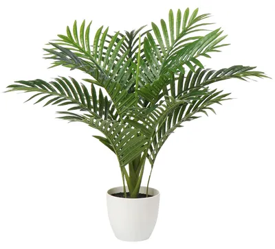 Image de Palmier artificiel, grande décoration tropicale pour le salon, la chambre, le bureau ou le balcon, 60 cm