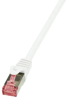 Produktbild von Logilink Patchkabel CAT6   S/FTP AWG27 PIMF  3,00m weiß