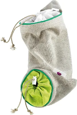 Immagine prodotto di Sacchetto Mastrad per la conservazione dell'aglio 900g, naturale/verde