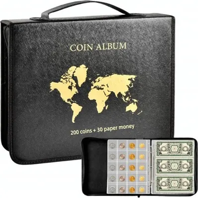 Obrázok produktu pre INF Album na zbierku mincí - Čierny