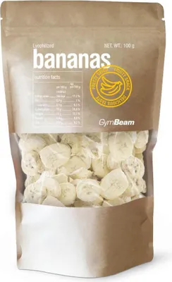 Produktbild von GymBeam - Gefriergetrocknete Bananen 100 g
