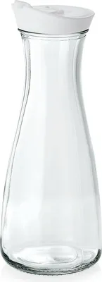 Produktbild von 20x Glas Karaffe 26 cm, 1 l, weiss